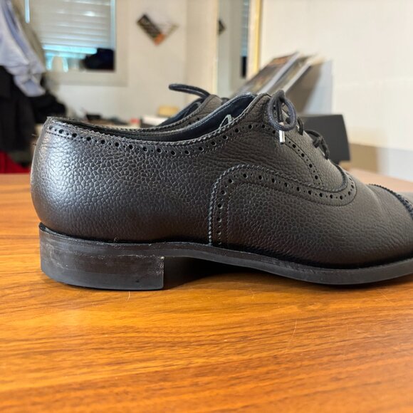 Barker Black Cap-Toe Oxfords – UK 9.5 (US 10.5) - Picture 3 of 6